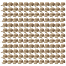 Load image into Gallery viewer, 144-Pack Baseball Dad Cap Velcro Strap Adjustable Size - Khaki