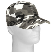 Load image into Gallery viewer, 144-Pack Baseball Dad Cap Velcro Strap Adjustable Size - Gray Camo