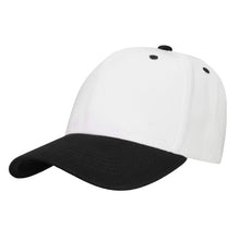 Load image into Gallery viewer, 12-Pack Baseball Dad Cap Velcro Strap Adjustable Size - White/Black