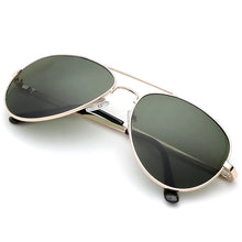 Load image into Gallery viewer, Aviator Sunglasses Classic - Polarized - Gold Frame - Dark Green