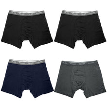 Load image into Gallery viewer, Falari Men's 4-Pack Bamboo Rayon Ultra Soft Lightweight Breathable Boxer Briefs Underwear