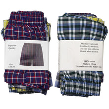Load image into Gallery viewer, Falari 4-Pack Men's Boxer Underwear 100% Cotton Premium Quality 368-03