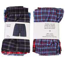 Load image into Gallery viewer, Falari 4-Pack Men's Boxer Underwear 100% Cotton Premium Quality 368-04