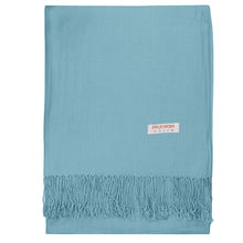 Load image into Gallery viewer, Women's Soft Solid Color Pashmina Shawl Wrap Scarf - Steelblue