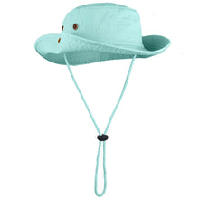 Load image into Gallery viewer, Wide Brim Boonie Hat - Aqua