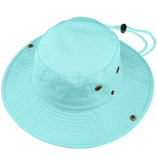Load image into Gallery viewer, Wide Brim Boonie Hat - Aqua