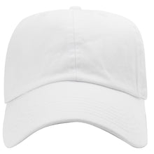 Load image into Gallery viewer, Classic Baseball Cap Soft Cotton Adjustable Size - White