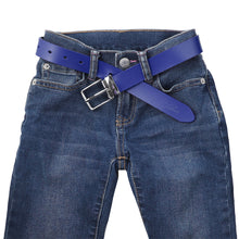 Load image into Gallery viewer, Falari Kids Leather Belts for Boys All Occasion 1" Trim to Fit - One Piece Leather Cutting