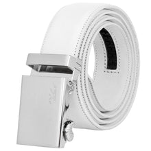 Load image into Gallery viewer, Falari Men Unisex Genuine Leather Ratchet Dress Belt Automatic Sliding Buckle