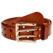Load image into Gallery viewer, Men's Full Grain Leather Double Prong Belt
