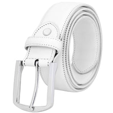 Load image into Gallery viewer, Falari Men Genuine Leather Casual Dress Belt With Single Prong Buckle 9028-Part 2